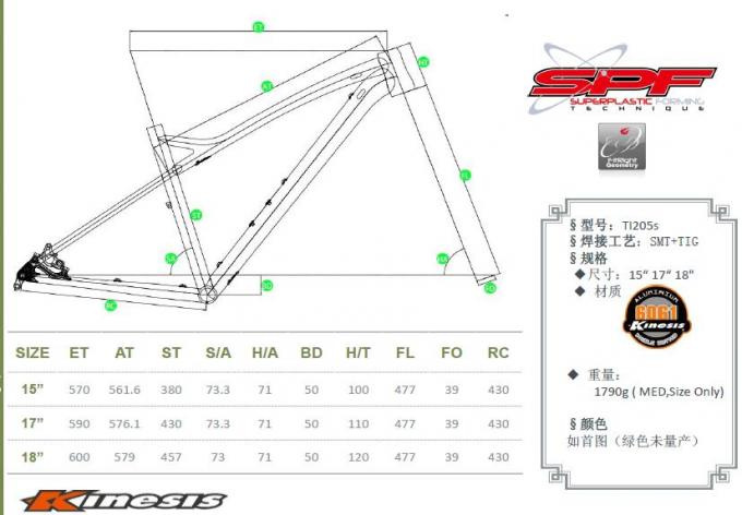 XC progettazione su ordinazione della pittura di Rounting del cavo interno della struttura del mountain bike di Hardtail