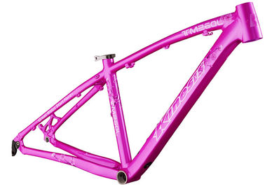 Porcellana struttura della bici delle signore della lega di alluminio 26er piccola, struttura delle signore rosa Mtb fornitore