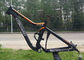 Viaggio regolare della saldatura 152mm colore nero/arancio della struttura del mountain bike di Mtb fornitore