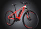 Mountain bike elettrico progettazione di lusso nera/rossa di 11.6AH dell'alluminio 27,5 fornitore