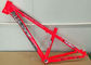 la lega di alluminio di colore rosso della struttura della bici di salto 4x della sporcizia 26er 6061 ha personalizzato la pittura fornitore