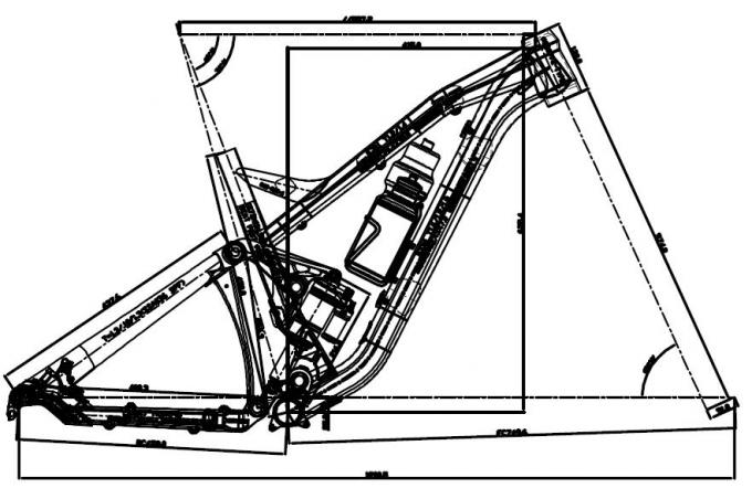 Interruzione procedura completa di alluminio X12 di Mtb 148 di enduro della struttura 29er della bici della sospensione