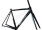 Porcellana Struttura completa nera/arancio dello scandio della struttura leggera della bici, del carbonio della strada della bici esportatore